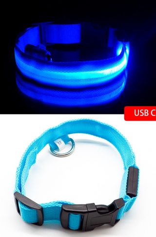 Led USB Rechargeable Dog Collar
