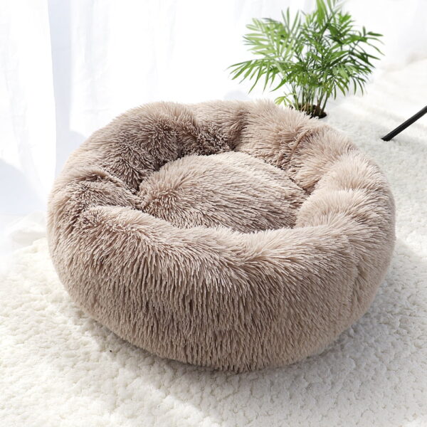 Fluffy Plush Calming Dog Bed