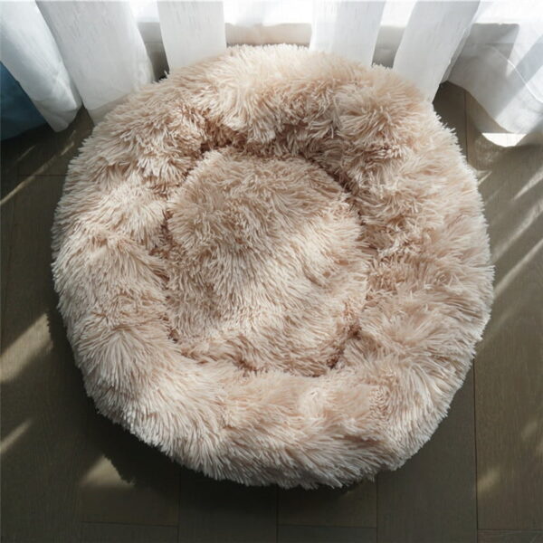 Soft Plush Round Dog Bed